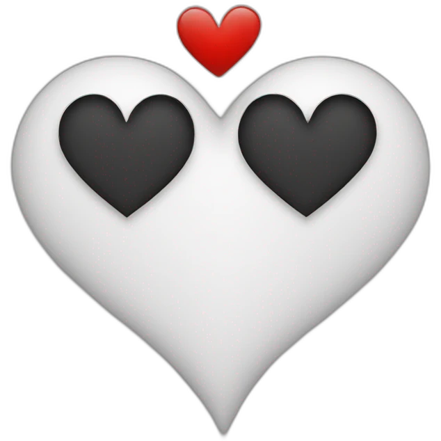 Heart with written L emoji