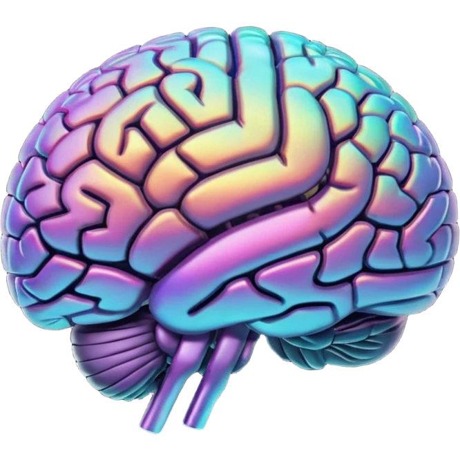 dark digital brain emoji