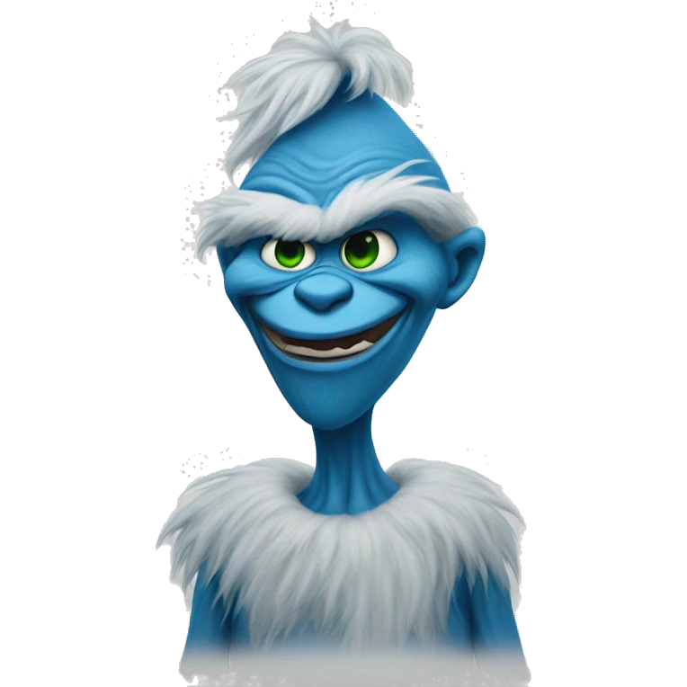 blue grinch with words “that feeling when” above and “knee surgery is tomorrow” below emoji