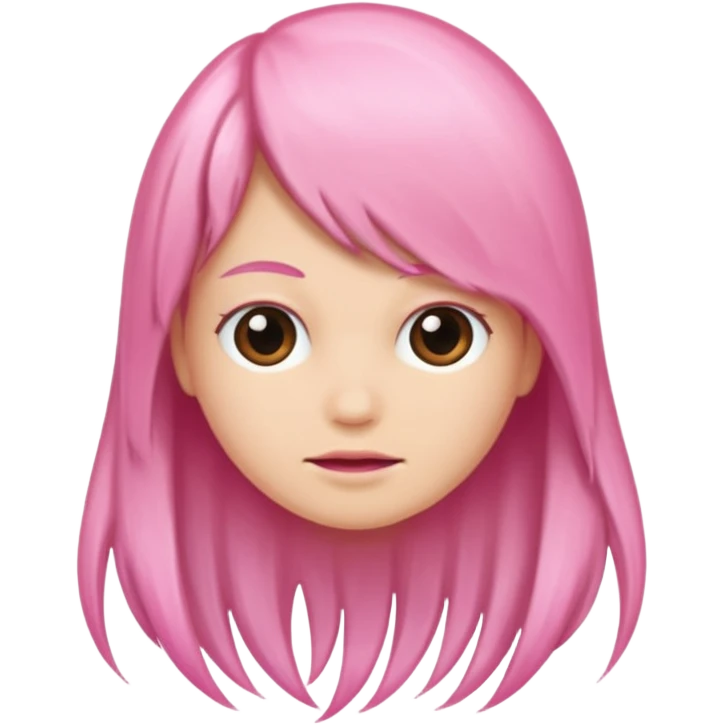 hair follicle, with pink colors emoji