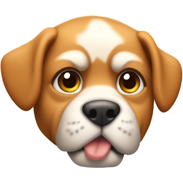Muscular puppy emoji