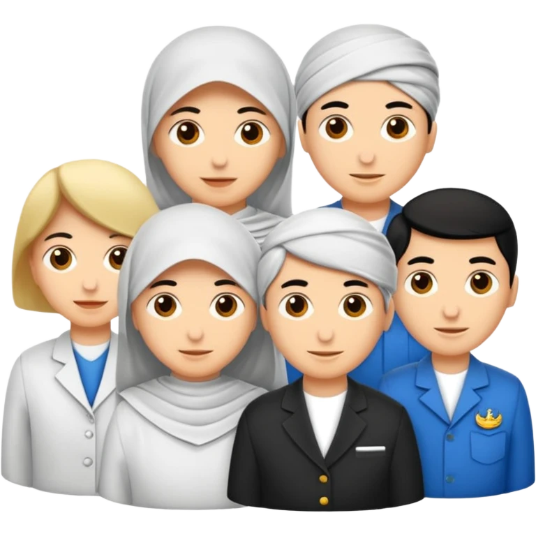 Kız karekterler beyaz tenli 3 kız biri kıvırcık biri kısa dalgalı bir uzun dalgalı emoji