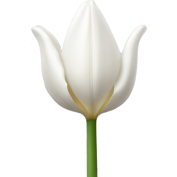 White tulip emoji