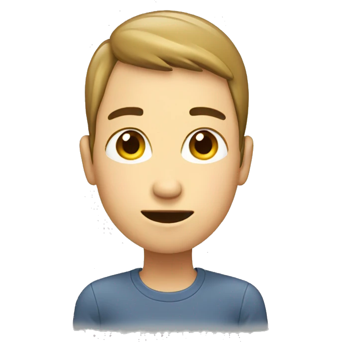 Someone touching their head emoji