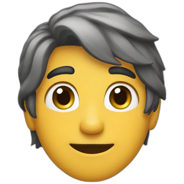 Sourire froncer sourcil emoji