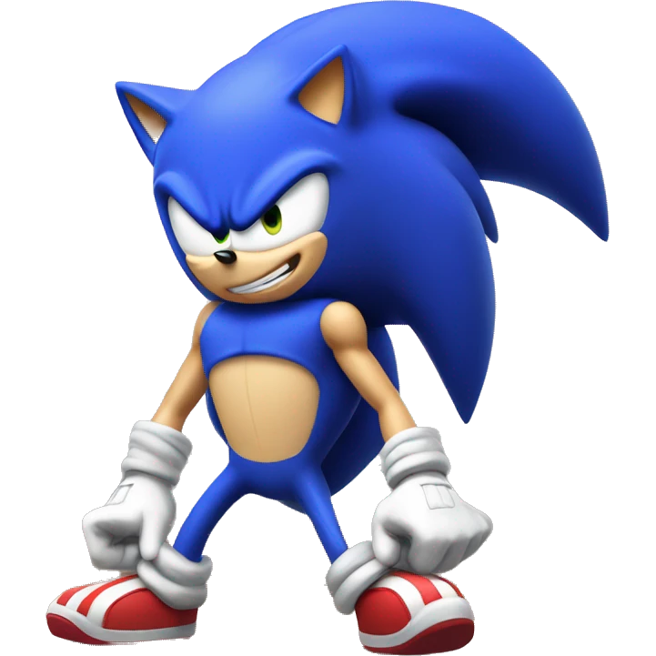 muscelar sonic emoji