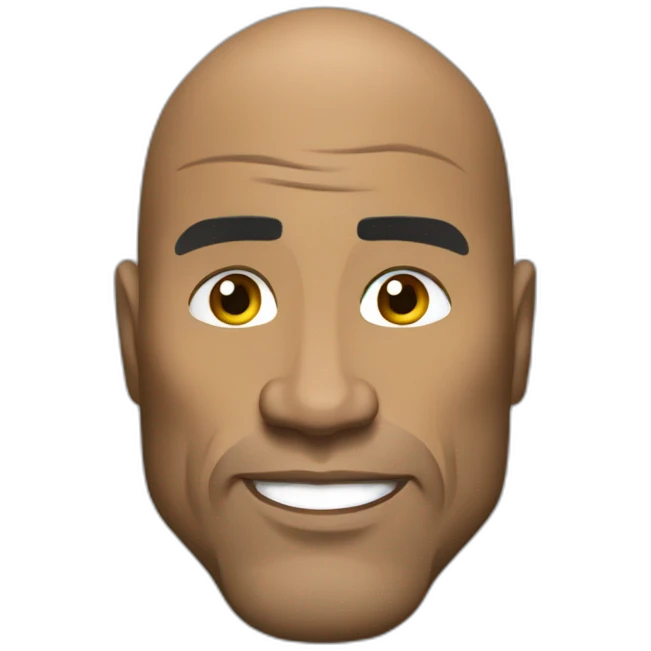 The Rock WWE emoji