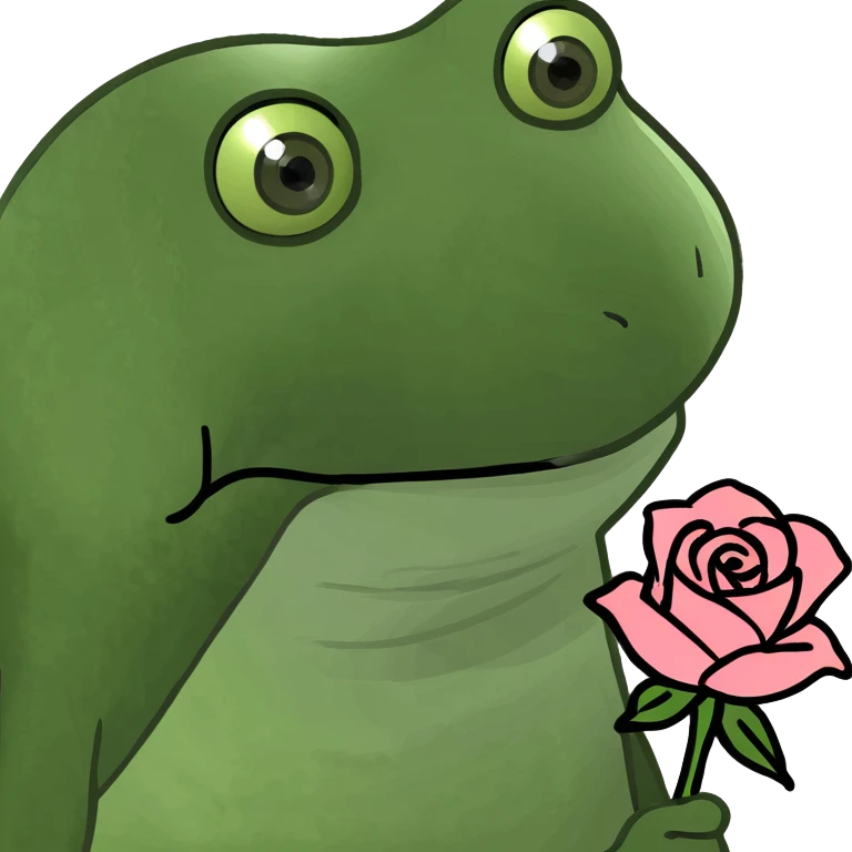 Cute rose emoji
