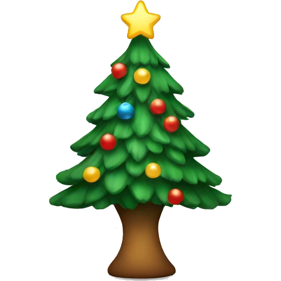 Christmas tree emoji