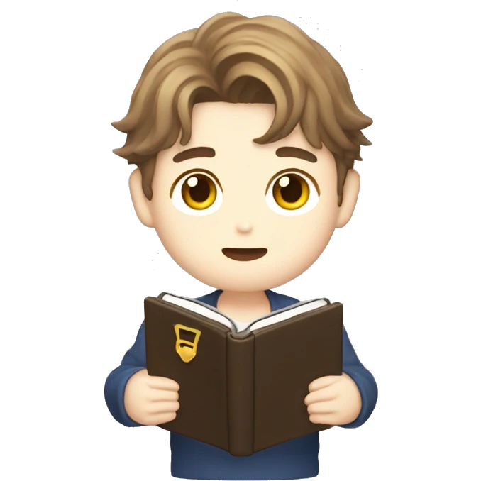 jaehyun holding a bible emoji