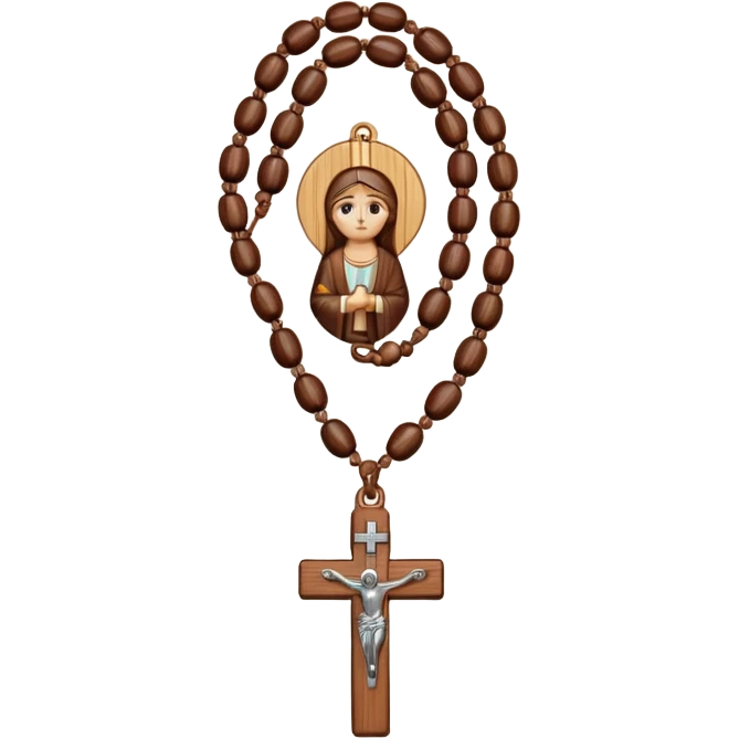 rosario o camandula emoji