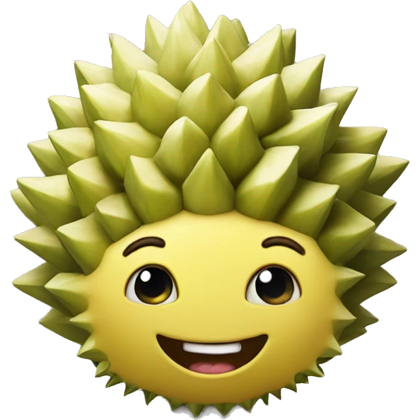 Smiling Durian emoji