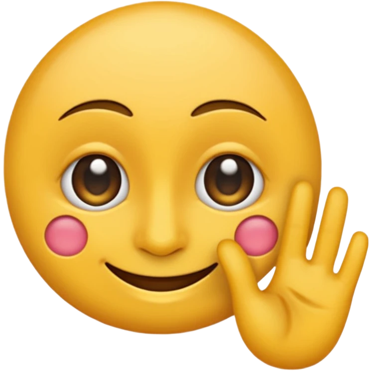Crée moi un emoji en fesant le signe (mon œil) expression pour montrer que ce qu’il dit c’est faux emoji