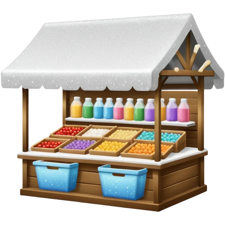 glitter white market emoji