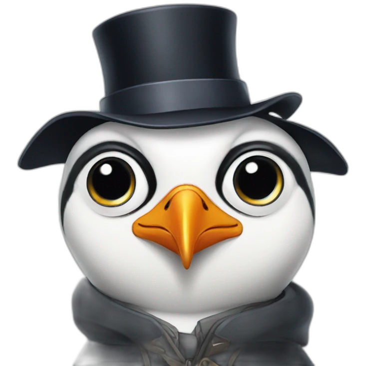 Sherlock Penguin emoji