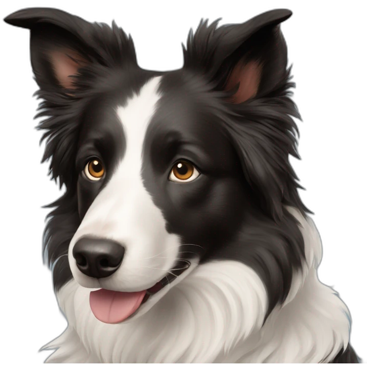 Deux chiens de race border-collie emoji