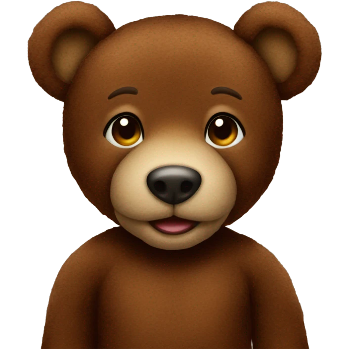 teddy brown  emoji