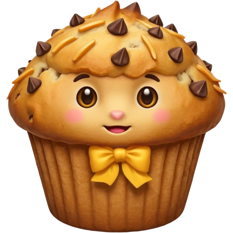muffin with frits emoji