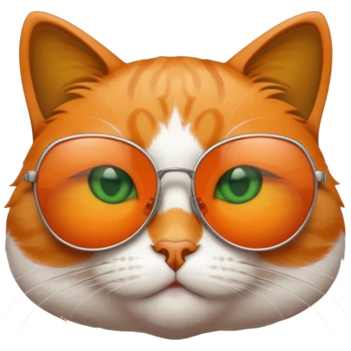 Cat wearing sunglasses emoji