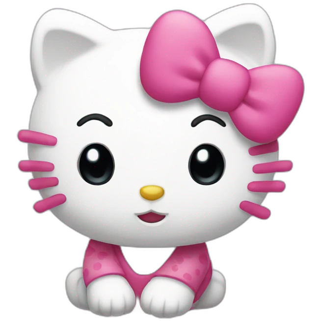 Hello kitty emoji