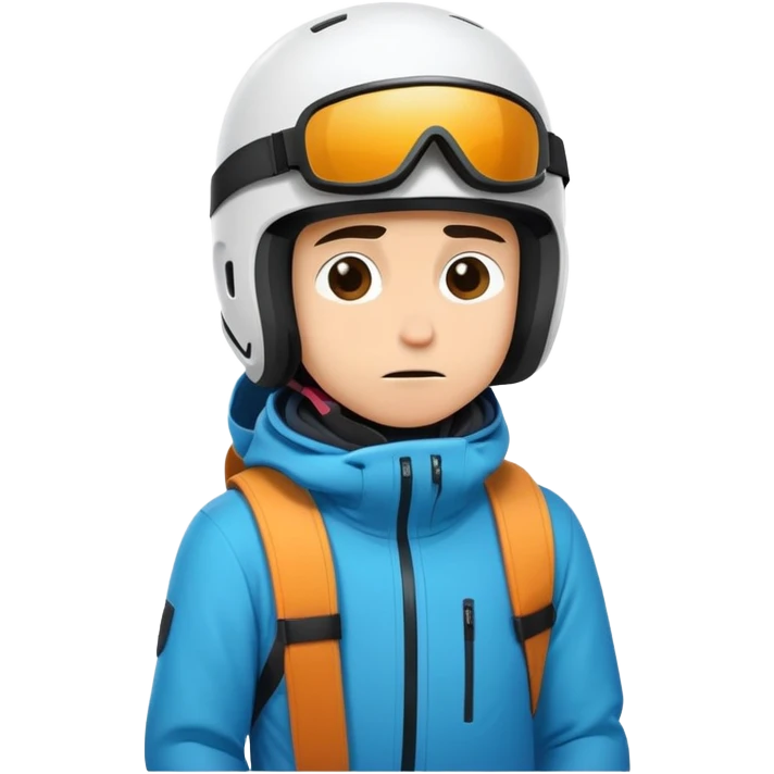 Loser going snowboarding alone emoji