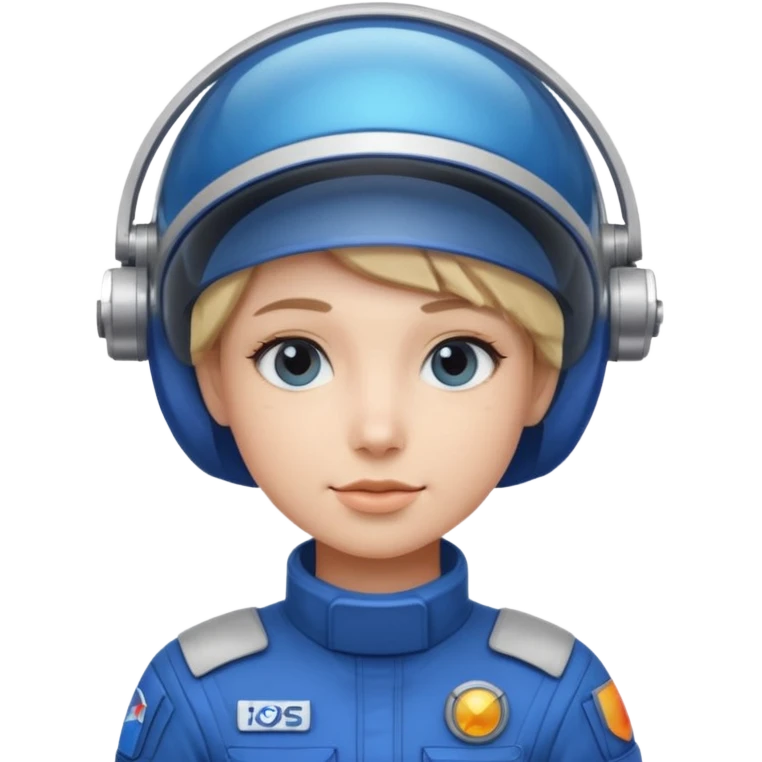 Blue-visor space mechanic emoji