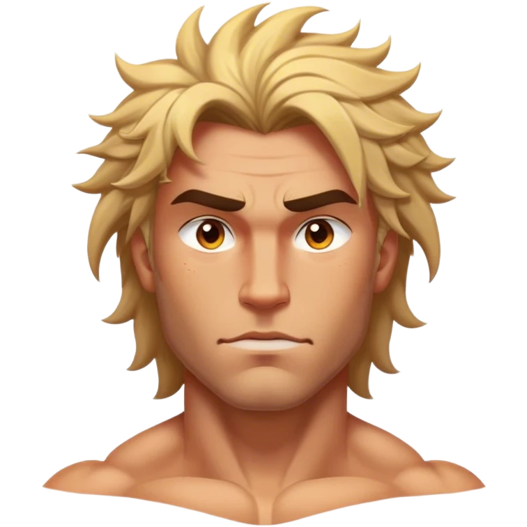 Cinematic Realistic Tarzan Portrait, depicted with lifelike, sun-kissed skin and a robust, muscular form that speaks of raw, untamed power. His piercing, soulful eyes and rugged yet gentle expression are framed by tousled hair, while a backdrop of lush jungle foliage and soft, natural lighting accentuate his primal grace and approachable strength. emoji