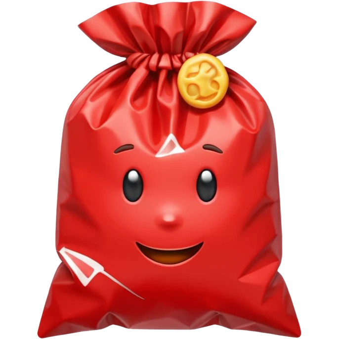 Red snack bag emoji