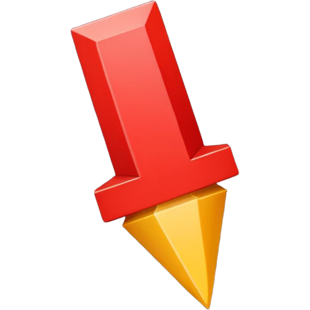 восклицательный знак геометричной формы векторный цветом EE3333 emoji