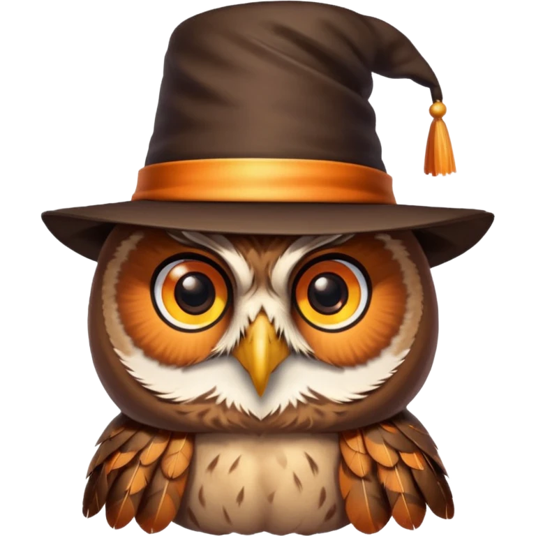 Owl with magician’s hat
 emoji