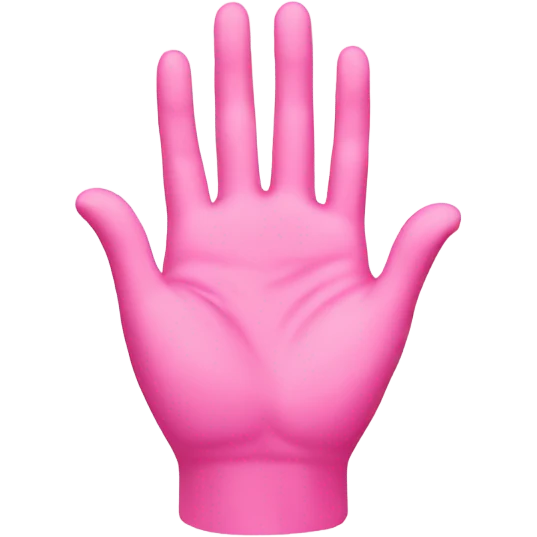 Pink prayer hand emoji emoji