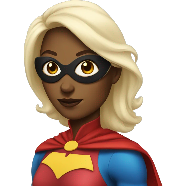 superhero lady emoji