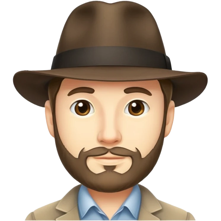 Guy with neckbeard tipping his fedora hat emoji