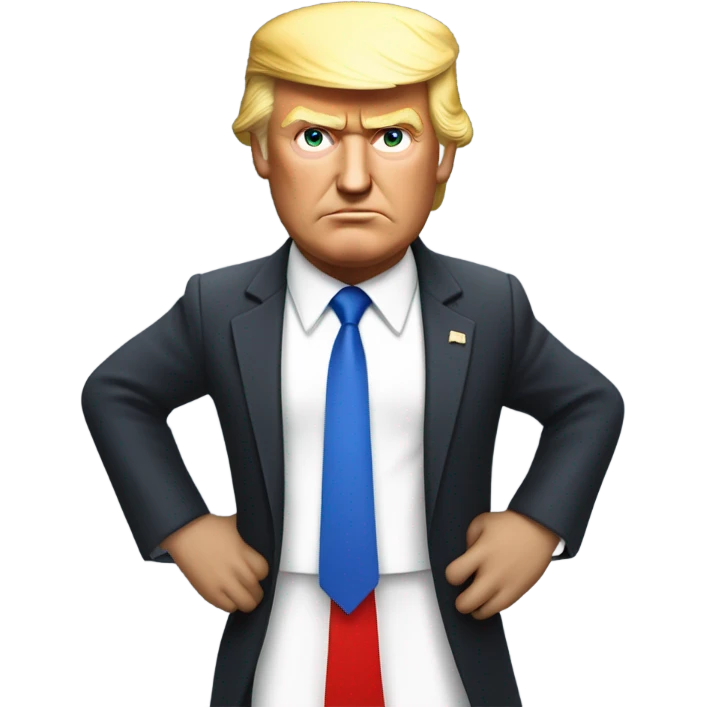 Donald trump saving the world emoji