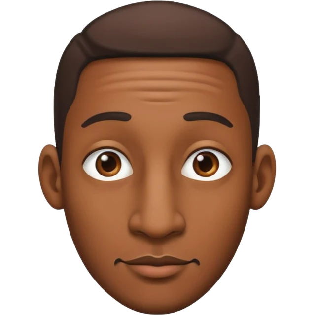 gay black man with long nose emoji