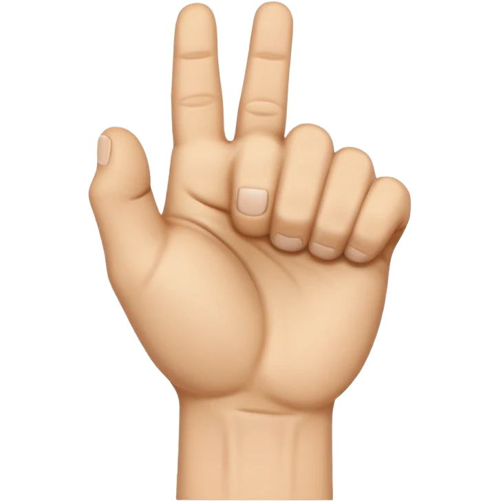 Palm in the stomach emoji