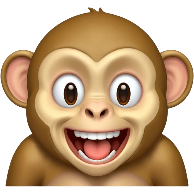 Monkey that ísť extremely laughing emoji