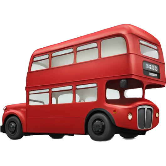 red london bus emoji