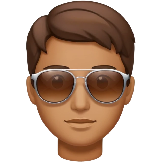 🧑🏻🕶️💨 brown hair emoji
