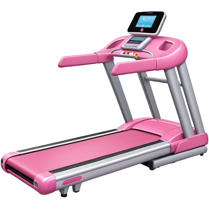 pink treadmill emoji