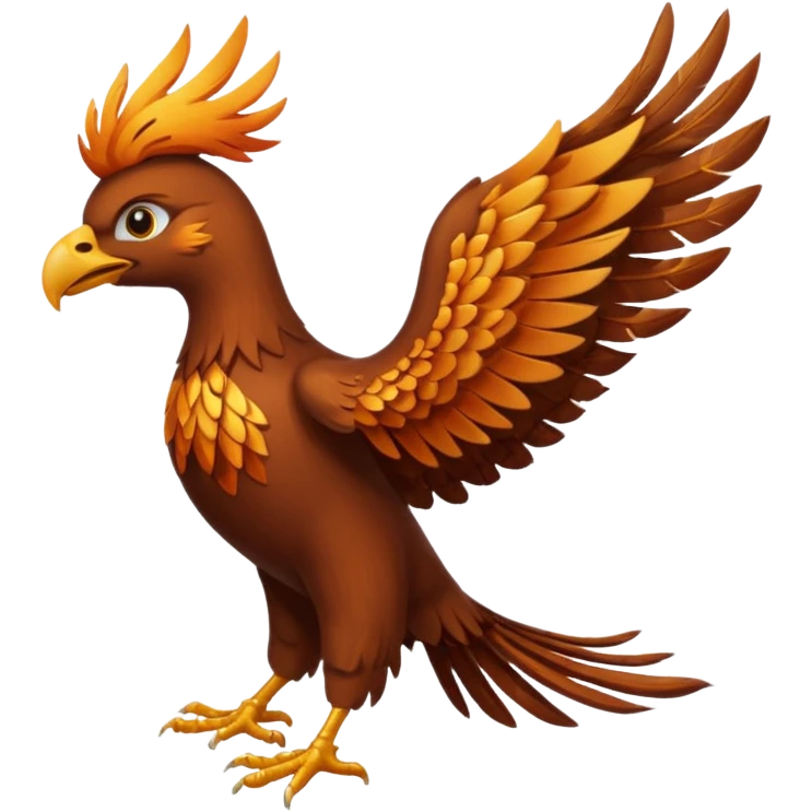 brown phoenix emoji