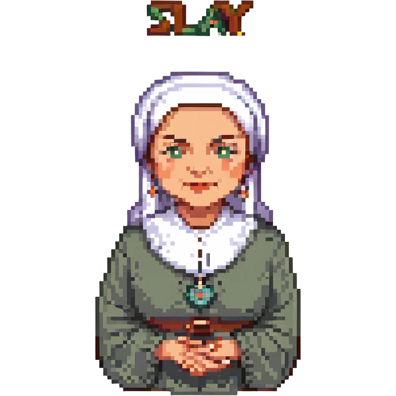 fun, sassy Turkish aunt (teyze) saying 'slay' emoji