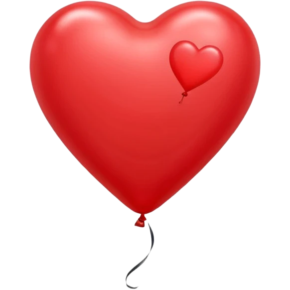 heart with a paw print and a balloon emoji