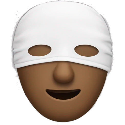 sleep mask
 emoji