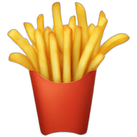 French fries emoji