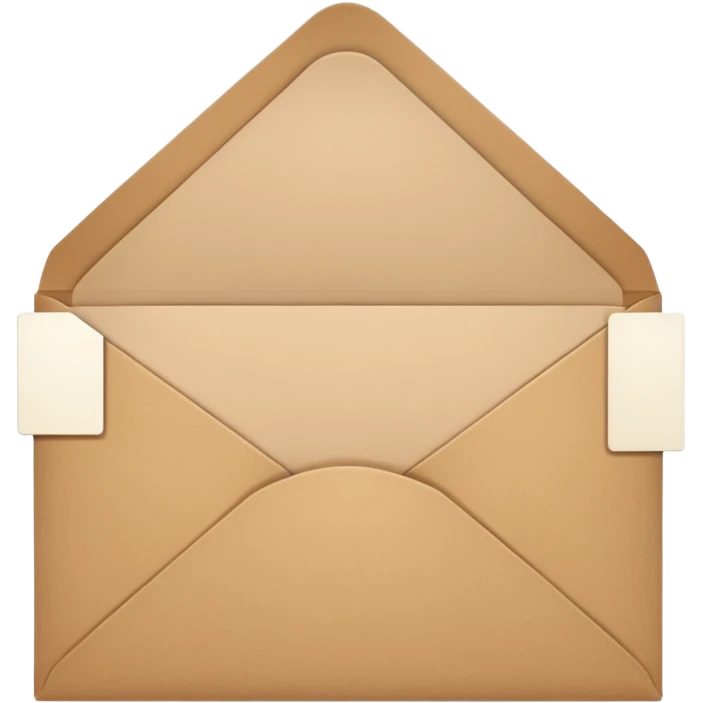 card with brown envelope emoji
