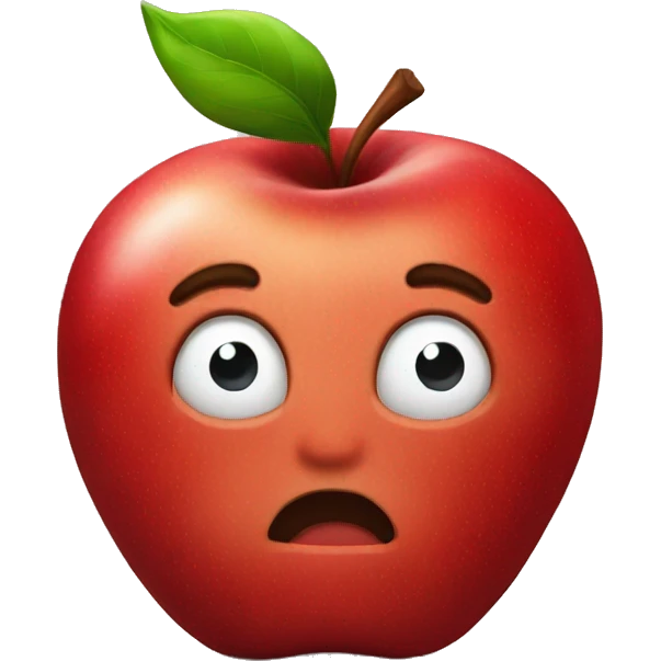 red apple emoji