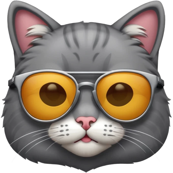Cat wearing sunglasses emoji