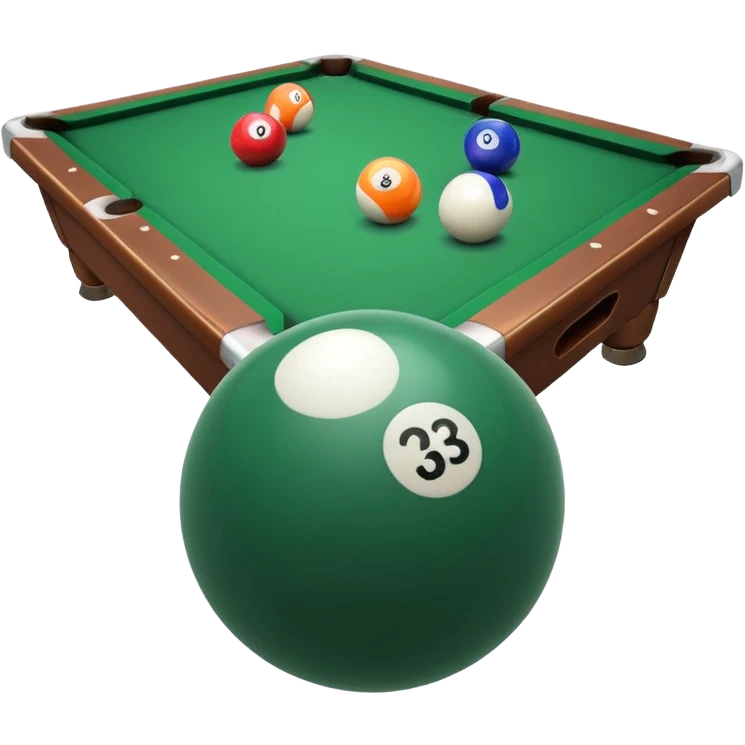 billiard, pool emoji