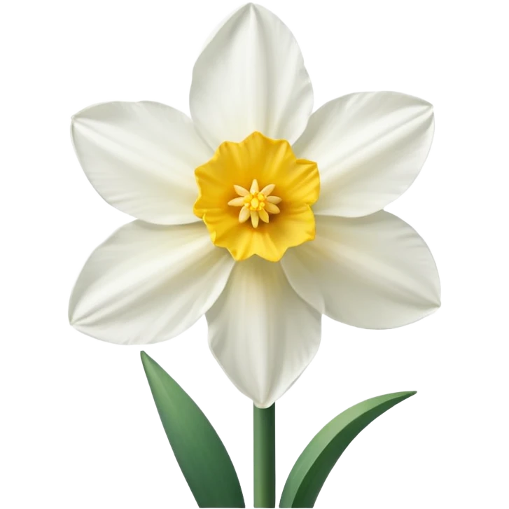 Narcissus flower emoji
